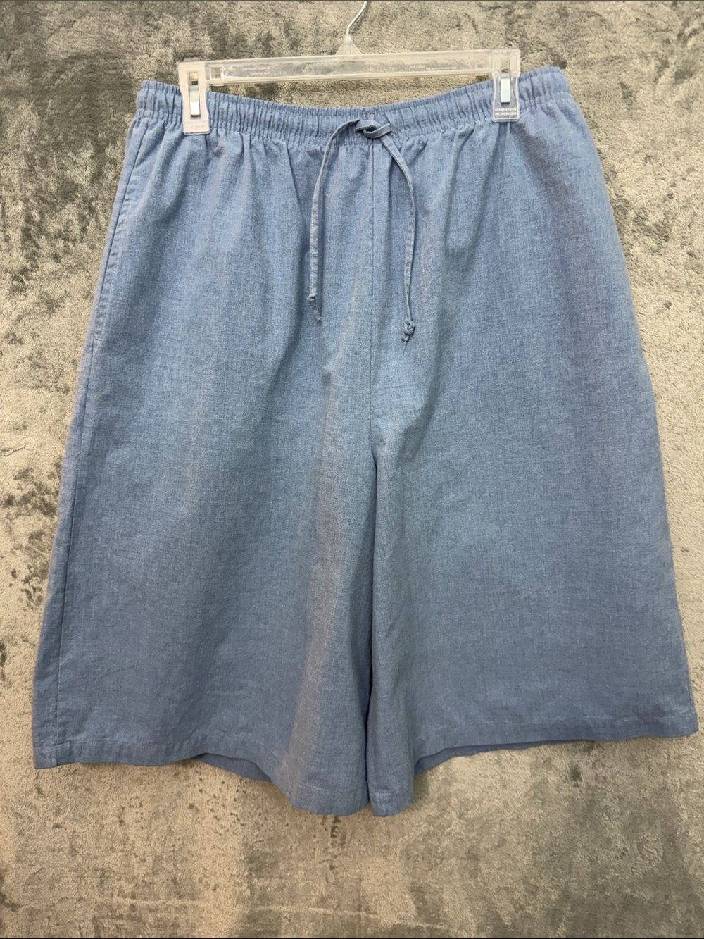 Vintage classic Elements Womens Lg skirt culotte wide leg cotton blend Palazzo